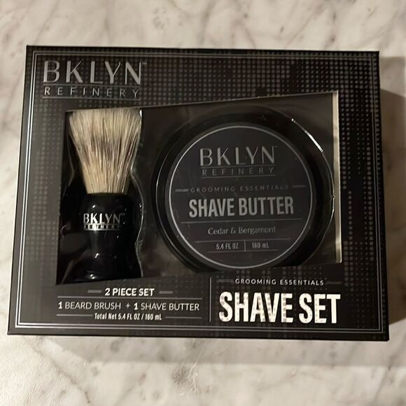 BKLYN REFINERY SHAVE SET - Picture 1 of 2
